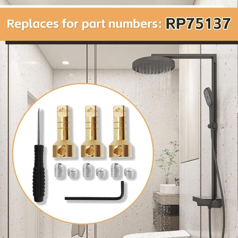 Metal Tub Shower Faucet Extension Rod RP75137 Replacement Plumbing Upgrades Solution for 3 6 Setting Diverter Cartridges