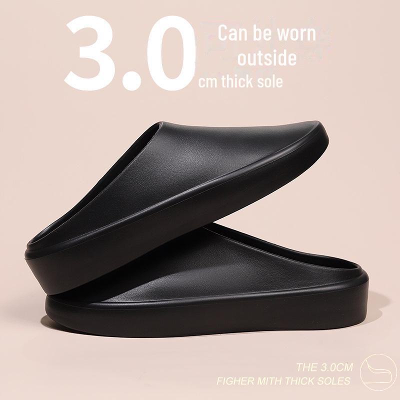 Мужские сандалии с закрытым носком Z2024: Мягкая подошва с отверстиями, одежда для шеф-повара и пляжа, тапочки в стиле кокоса