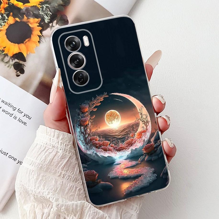 For OPPO Reno12 Pro 5G Case CPH2629 Cover Transparent Silicone Fashion Butterfly Soft Case For Reno 12 CPH2625 Reno 12Pro Fundas