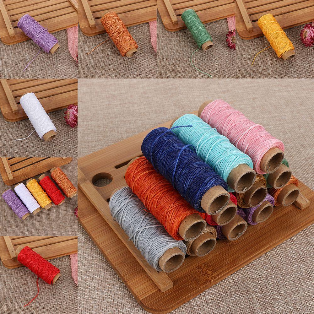 50 метров инструмент для рукоделия своими руками ручная строчка швейная леска шнур вощеная нить кожа