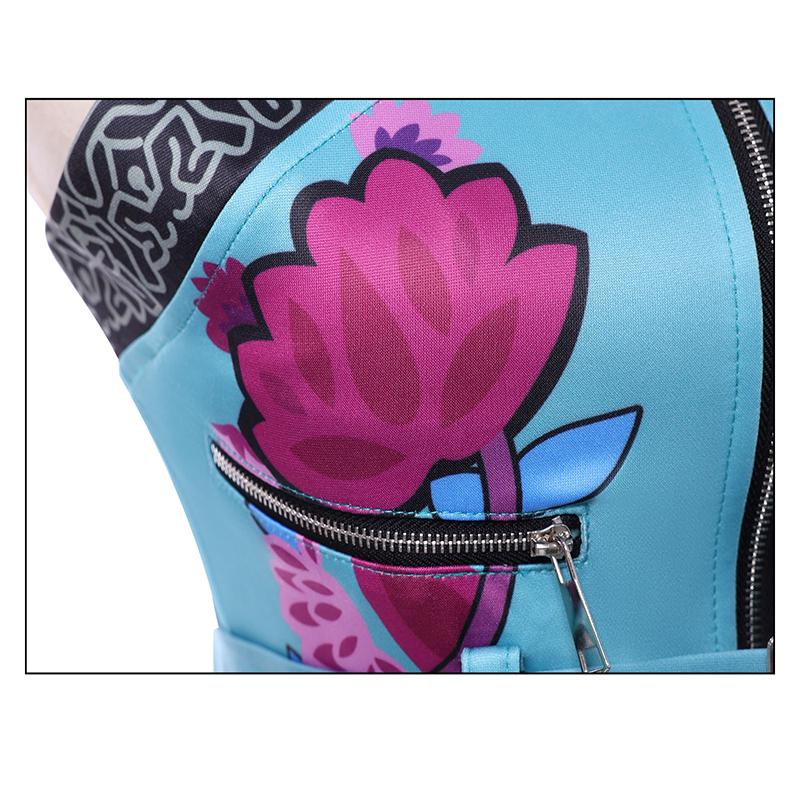 Аниме K-pop Костюм для косплея Охотников на демонов для женщин Зои Косплей Фэнтези Наряды для ролевых игр Кольцо Хэллоуин Карнавальная вечеринка Костюм