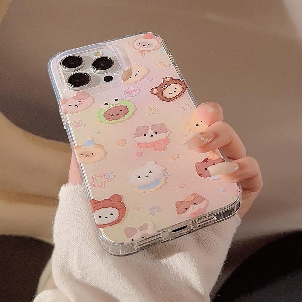 Милый полноэкранный чехол для телефона с изображением животных, совместимый и подходящий для iPhone15 14 13/12promax