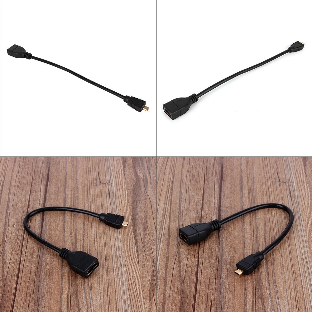 Micro HDMI Male to HDMI Female конвертер адаптер удлинительный кабель провод шнур 1080P