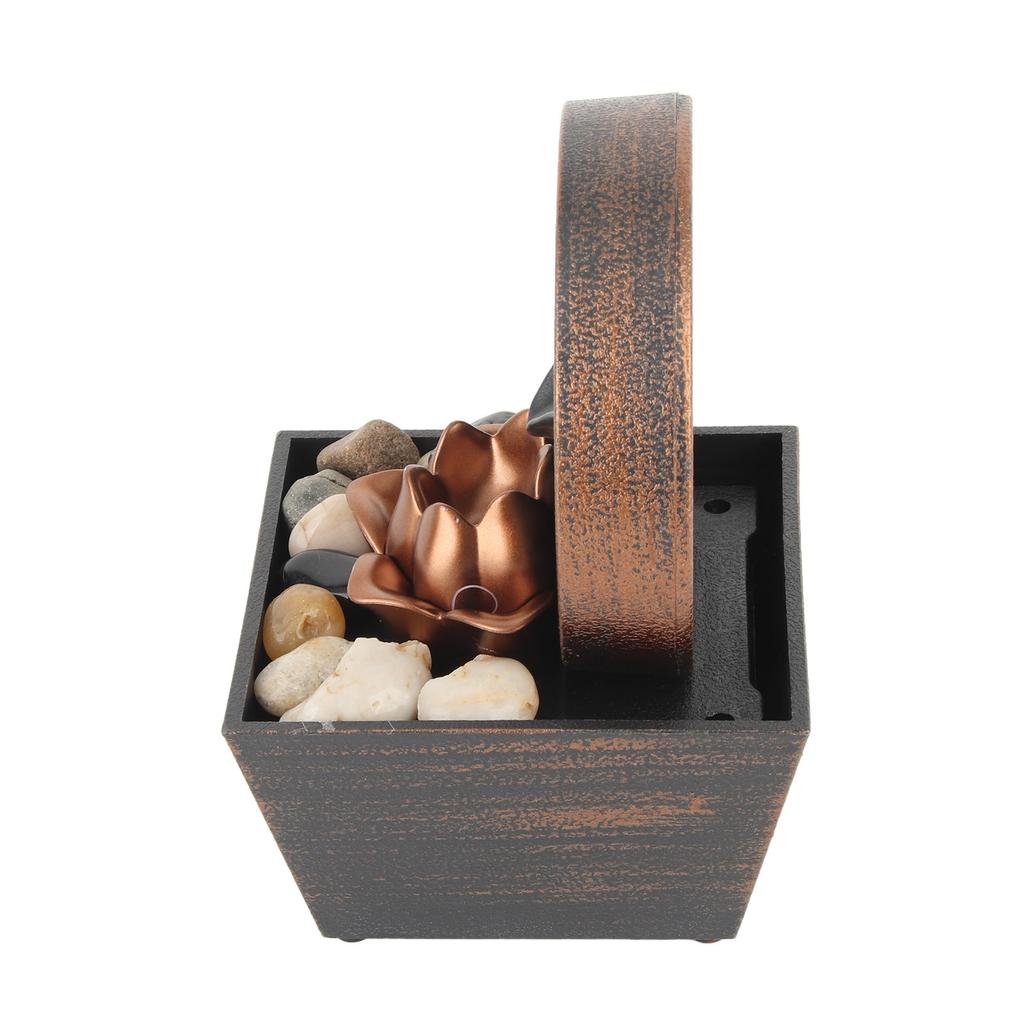 USB настольный фонтан со светодиодной подсветкой декоративный настольный фонтан-водопад для дома