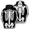 Autumn Men's Hoodie Skeleton 3d Printed Hoody for Man Halloween Horror Streetshirt Warm Streetwear Sportsuit Jacket Hip Hop Tops