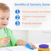 6 шт./набор расслабляющих детских сенсорных камней с текстурой для беспокойства малышей