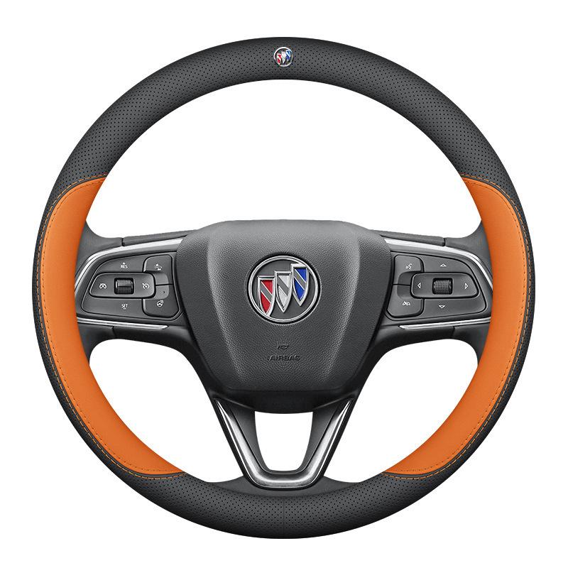 Чехол на руль автомобиля Buick: Натуральная кожа для Angkewei Plus, LaCrosse, Regal, Verano, Velite 6, GL8
