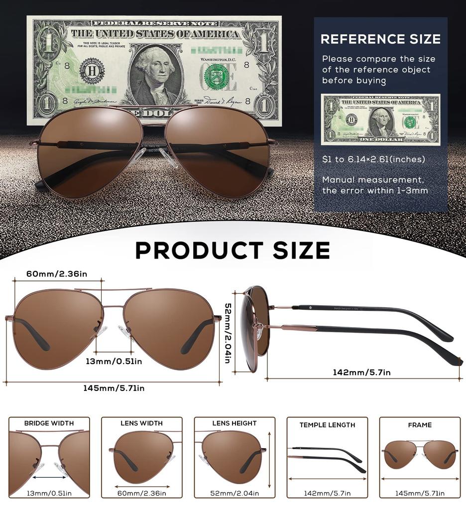 Поляризованные солнцезащитные очки UV400 Солнцезащитные очки-авиаторы Каплевидные солнцезащитные очки для мужчин Черные рыболовные вождения 3027 [DUCO] Мужские