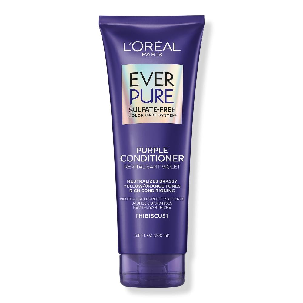 L Or aL Everpure suLfate Free purpLe Conditioner 6.8 Oz