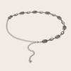 Geometric Retro Metal Waist Chain Ladies Elegant Versatile Classic Style Waist Ring Women Cowgirl Summer Dress Pants Waist Chain