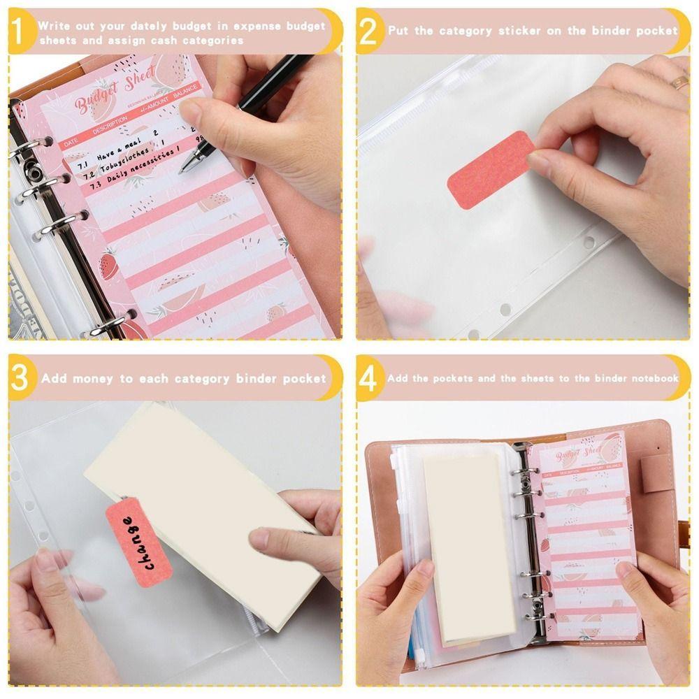 ПУ А6 Мягкий Бюджетный Планировщик Яркий Конверт для Экономии Денег Финансовый Менеджмент