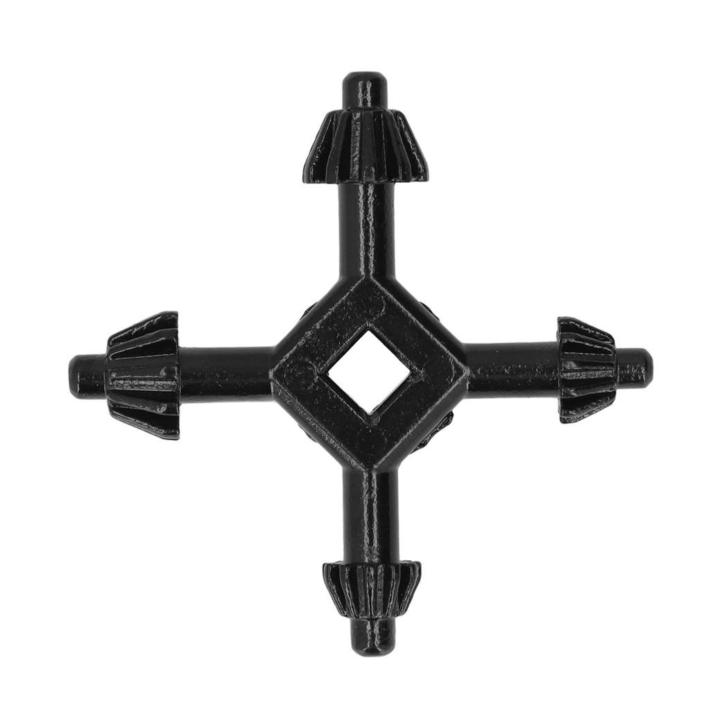 4 In 1 Drill Chuck Wrench 45# Steel Multifunctional Chucks Key for Drilling Alloy Teeth