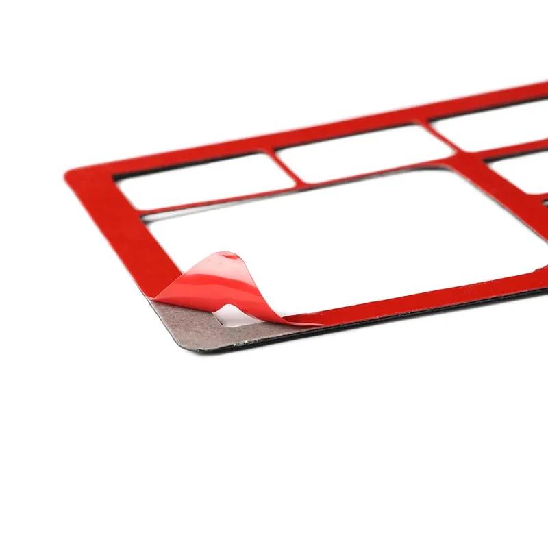 Подходит для Toyota Land Cruiser Prado 2010-2017 Углеродное волокно блок переключателей фар Декоративная панель Крышка наклейка на автомобиль 3D