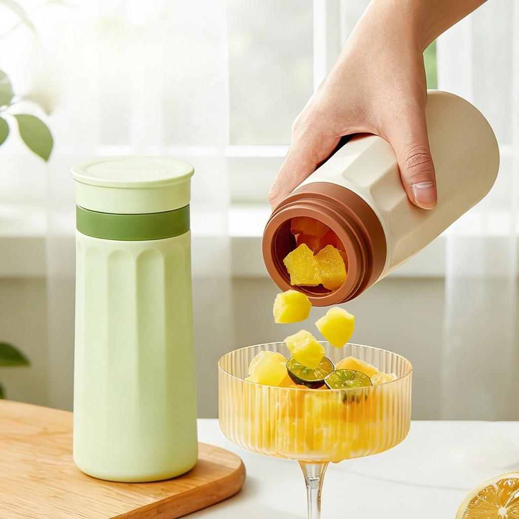 Многофункциональная многоразовая бутылка для воды со льдом, съемный креативный ледяной чайник, портативный бесконтактный лоток-форма для льда для домашнего использования