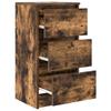 Sideboard Smoked Oak 37.5 x 35 x 76 cm Particle Board