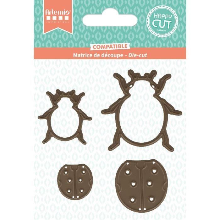 Dies - ARTEMIO - Mon essentiel - Coccinelle - Découpe et gaufrage - Mixte