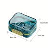 Lockable Waterproof Moisture Proof Dental Aligner Case Portable Denture Braces Storage Organizer