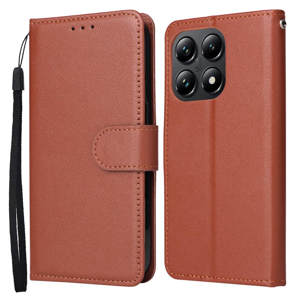 Для Xiaomi 14T Чехол Кошелек Подставка Вид PU Кожа Чехол для телефона