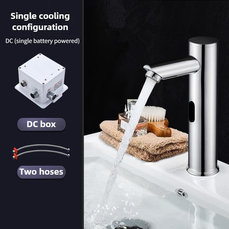 304 Нержавеющая сталь Инфракрасный интеллектуальный сенсорный кран для бытовой ванной комнаты, автоматическое устройство для мытья рук