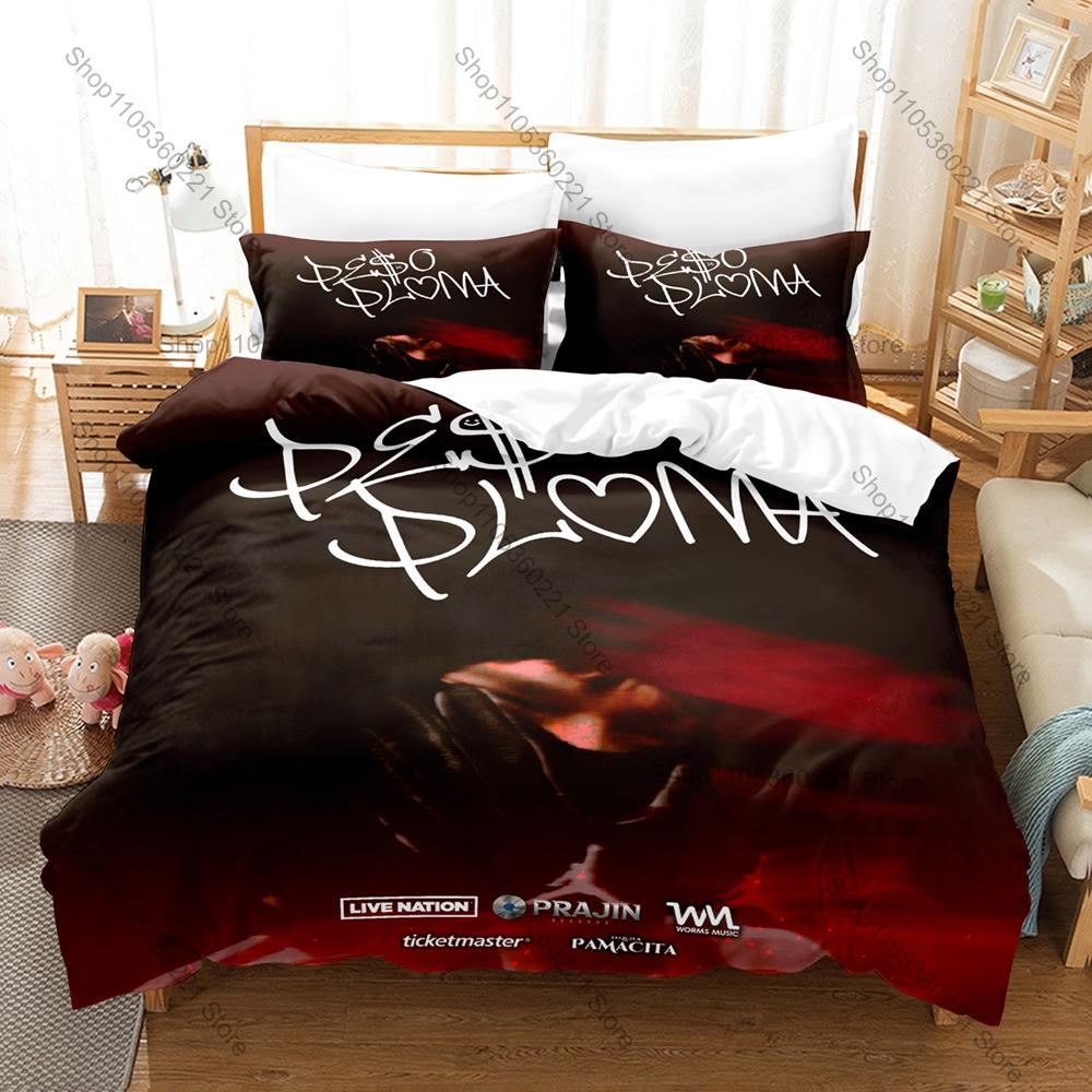 Mexican Star Peso Pluma Duvet Cover + 2 Pillowcases, Stylish Printed Bedding Set for Daily Use & Fan Gift