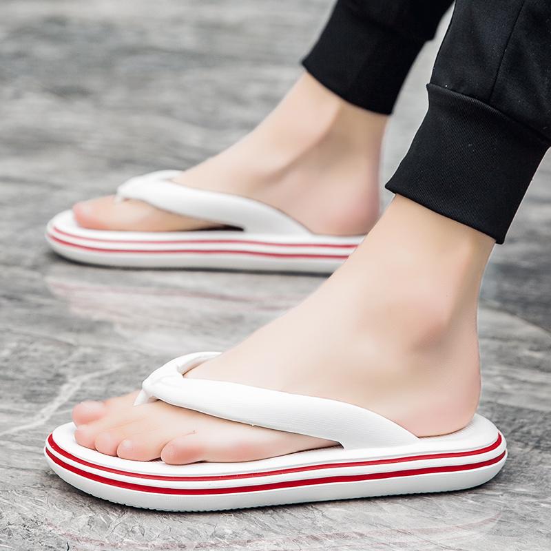 Шлепанцы, мужские сандалии-стринги, лето 2022, новая женская обувь, нескользящие шлепанцы из ЭВА на толстой подошве, уличная домашняя обувь для пар