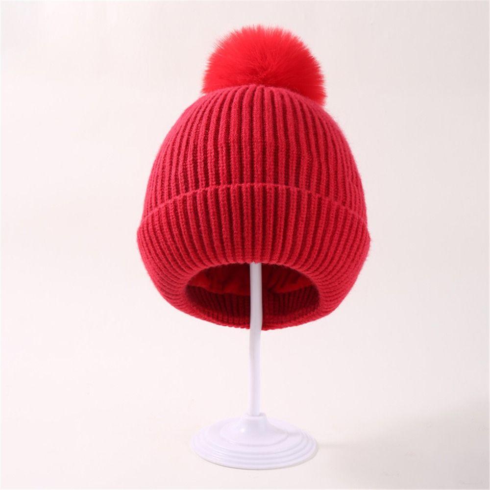 Fleece Lined Kids Beanie Hat Scarf Gloves Set Knit Long Scarf Touchscreen Gloves for Girls Boys