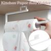 Липкость ABS Безгвоздевой Держатель для салфеток Хранение Кухня Держатель для рулонной бумаги Подставка для рулонной бумаги