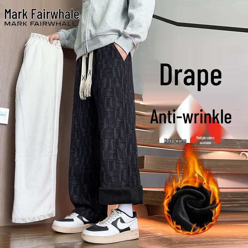 Мужские повседневные брюки прямого кроя на флисовой подкладке Mark Fairwhale