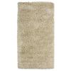 Living Room Rug with Long Pile Woolly Touch Ecru 80x150