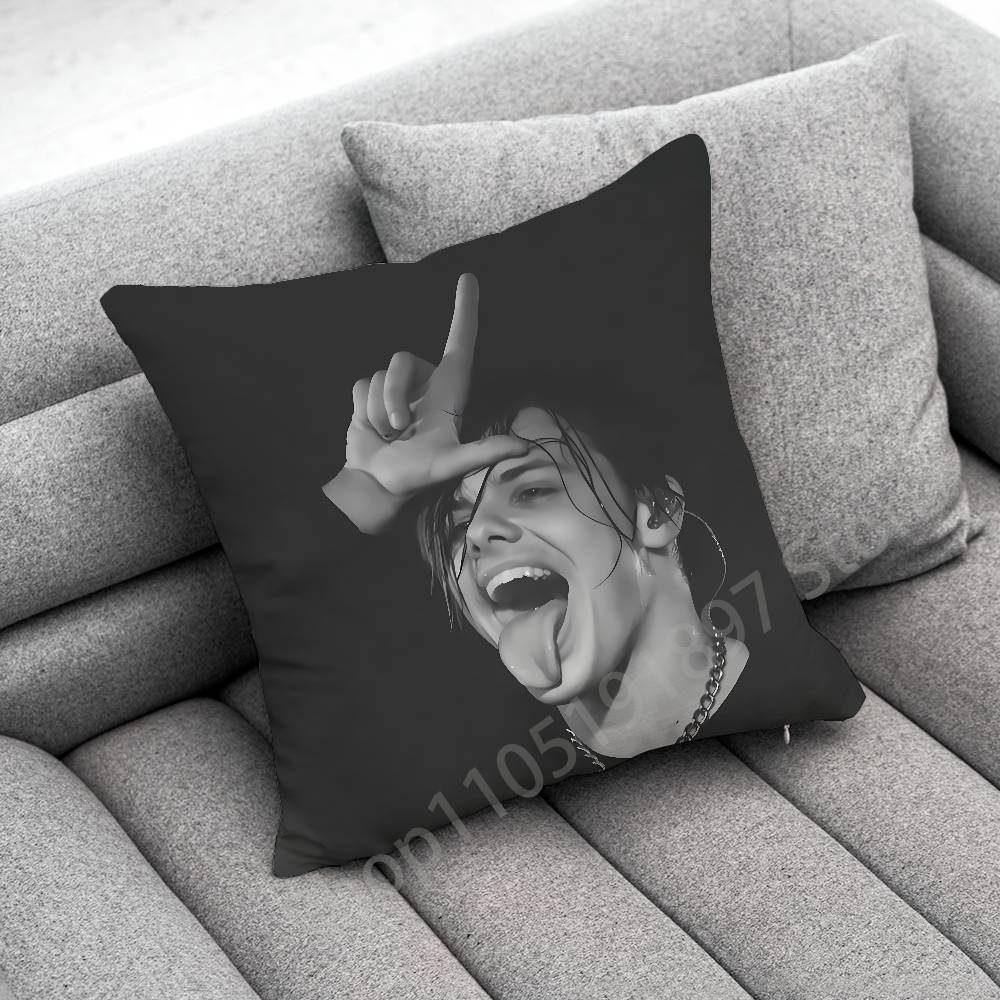 Y-Yungblud Idols One More Time Throw Pillow Case For 50X50Cm 30X30Cm 55X55Cm 45X45Cm 40X40Cm Square Bed Pillowcase Cover
