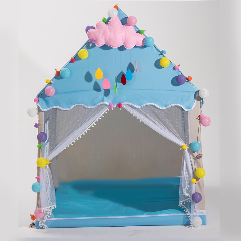 Portable Children Tent Folding Kids Tents Baby Play House Large Girls Pink Blue Princess Castle Child Room Decorations