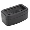 65mm Air Compressor Silencer Sound Noise Muffler Intake Pump Inlet Filter Plastic Shell Square