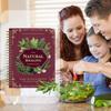 Plant Theme Eating Recipe Human Health Guide Book Spiral Binding Natural Book for Women Men Family Adult Elderly Chef Study