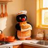 30 см Плюшевая игрушка Серия 'Кулинария' Пингвин-шеф Повар Милый Декор для комнаты девочки на тему выпечки Мягкая набивная кукла Девочковый Подарок на годовщину для пары