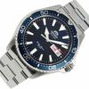 Orient MAKO III Automatic Watch (with Manual Winding), Overseas Model, Navy Blue, Sapphire Crystal, RA-AA0002L19B, Men's