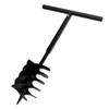 VidaXL Soil Auger with 200 Mm Auger Bit Steel Black - 8718475879251
