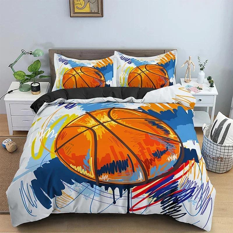 3D Football Print Soccer Sport Bedding Set Single Twin Double Queen King Cal King Size Bed Linen Set