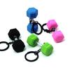 Mini Dumbbell Pendant Keychain Bag Cell Phone Wallet Durable Decorative Keyring Handbag Car Decoration Accessory