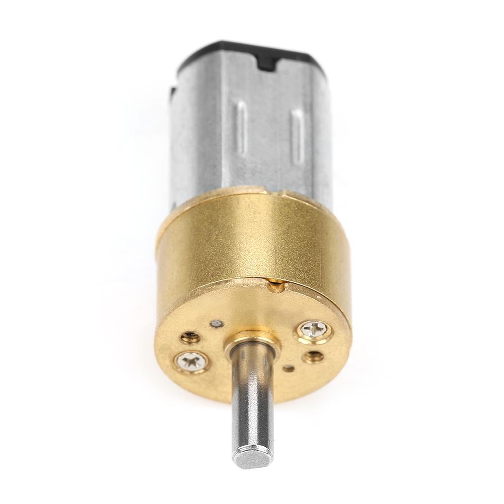 DC6V 14MM N20 Micro Metal Gear Box Пылезащитный двигатель для робота DIY (100 об/мин)
