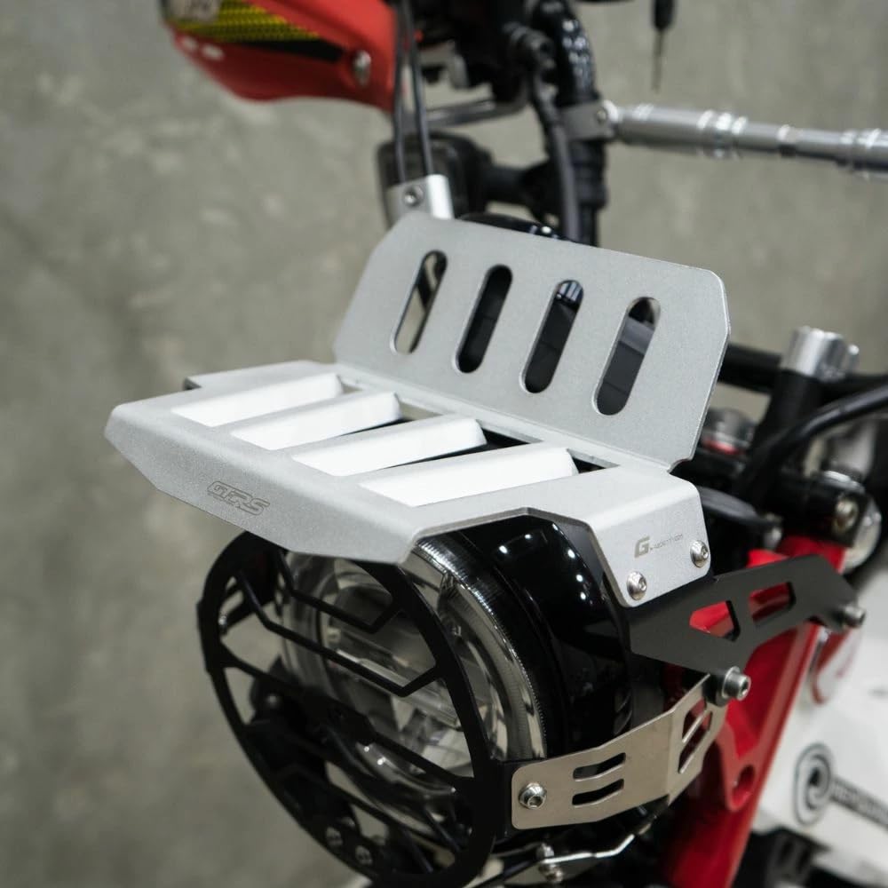 Передний багажник GTRS, алюминиевый для Honda Hunter Cub CT125, алюминиевый, легкий, передний багажник, алюминиевый для Honda CT125 JA55 JA65, модель/GTRS (черный)