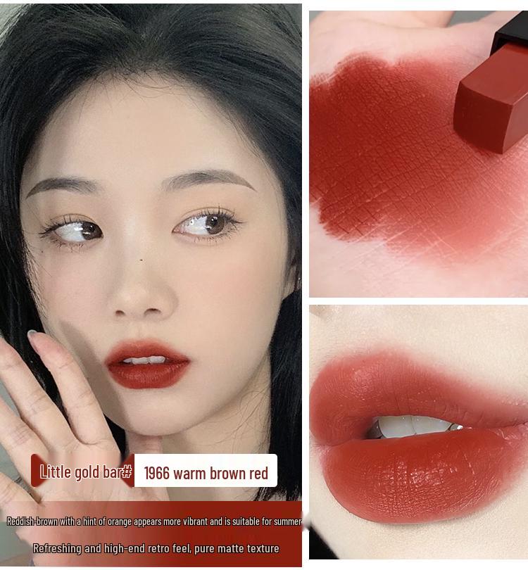 Набор помад YS Luo Jiakou Gold & Little Black Bar (1966 21, 314, 302) - Оригинальная косметика YSL для женщин