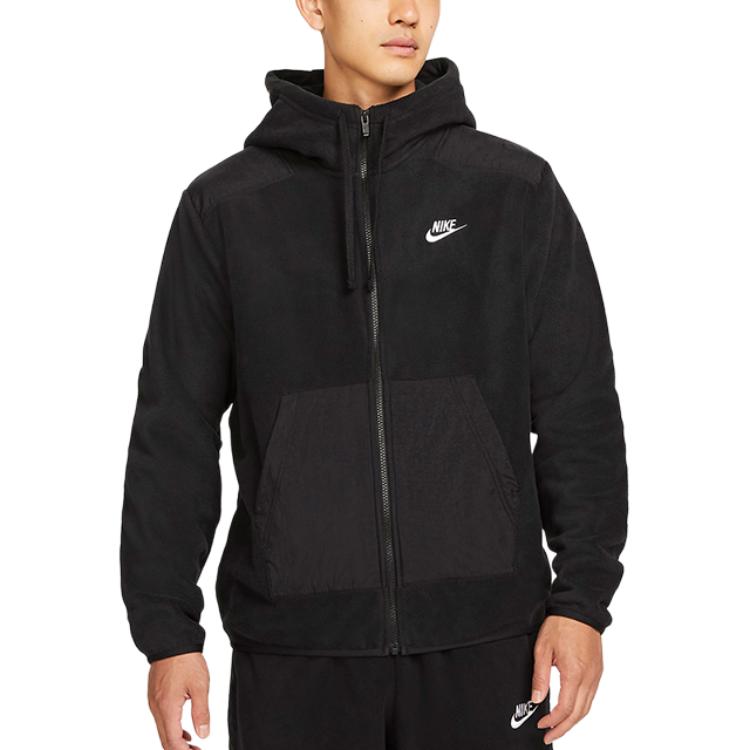 Nike Спортивная куртка Мужская Черно-зеленая DD4883-010