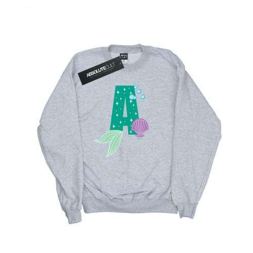 Disney Mens Alphabet A Is For Ariel Sweatshirt