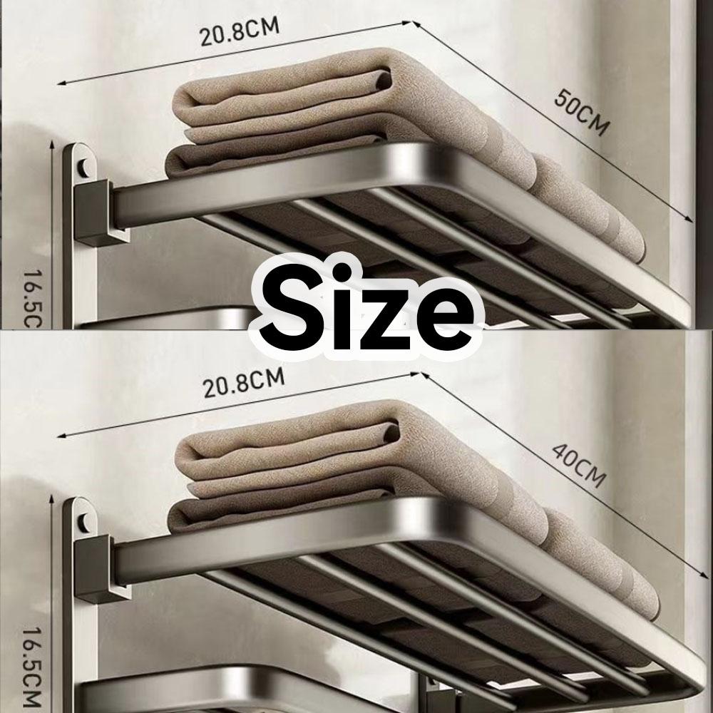 Вешалка для полотенец для ванной комнаты без перфорации, стеллаж для хранения в ванной комнате, настенная складная полка для хранения банных полотенец