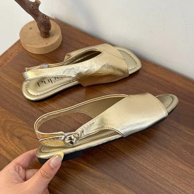 Модные женские балетки сандалии 2025 дизайнерские туфли с пряжкой женские модные мягкие тапочки летняя элегантная обувь новый тренд повседневные сандалии женские