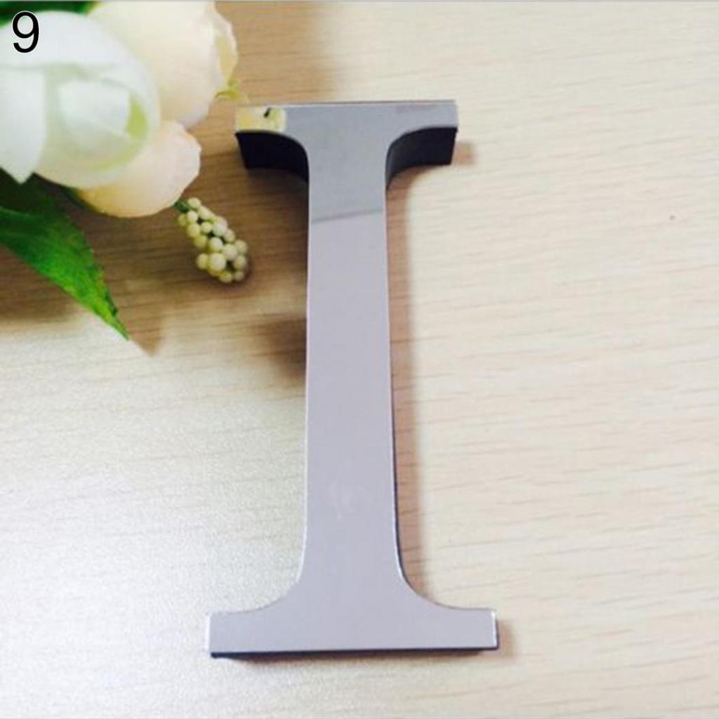 26 English Letters DIY 3D Decal Art Mural Wall Stickers Home Decor