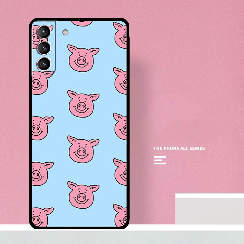 Милый розовый чехол-свинка для Samsung Galaxy S25 S26 Ultra S20 S21 S22 S23 S24 S10 Plus S25 FE Обложка Coque
