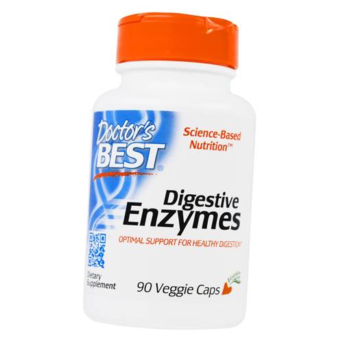 Пищеварительные Ферменты, Digestive Enzymes, Doctor's Best  90вегкапс (69327001)