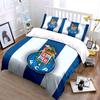 Blue stripes, FCP crest. Bedding sets Duvet cover sets Duvet covers Pillowcases(1 * Duvet Cover 2 * Pillowcases without duvet insert)