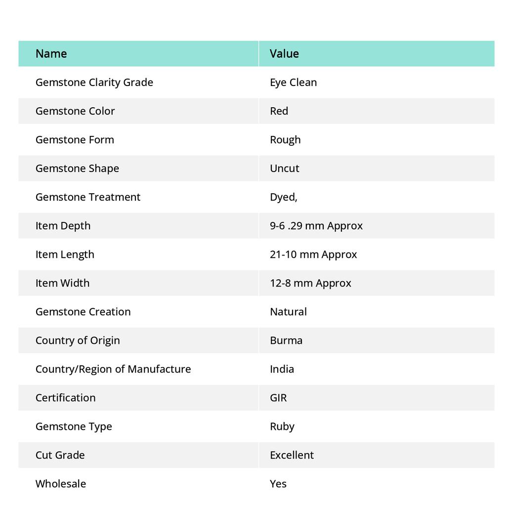 Raw Rough Uncut CERTIFIED 150.23 Ct Natural Red Ruby Lot Loose Gemstone LR-61-SA